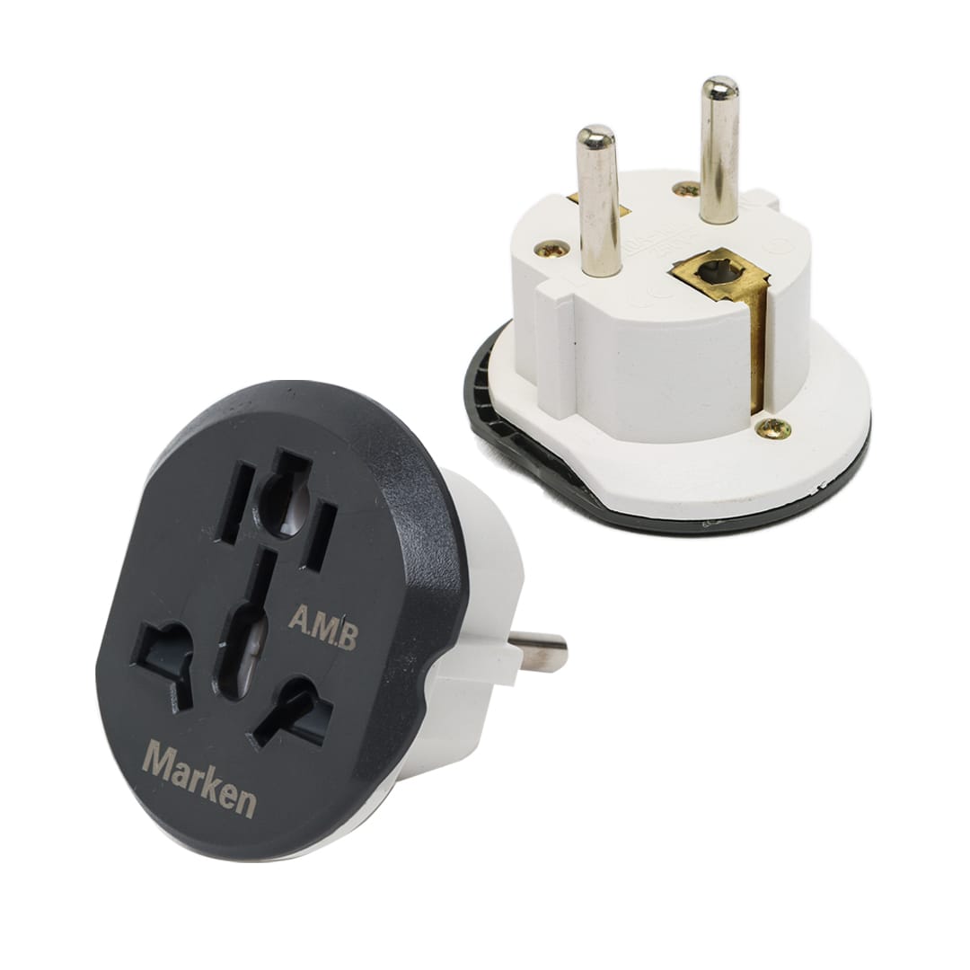 Adaptador enchufe Euro a tipo universal